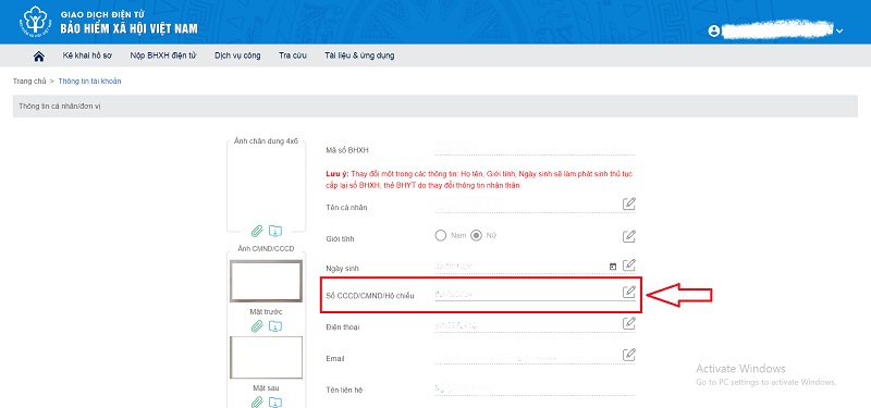 Hướng Dẫn Cập Nhật CCCD Trên VssID Tại Nhà: Nhanh Chóng, Dễ Dàng (Cập Nhật 2025) 4 VssID-sua-cccd