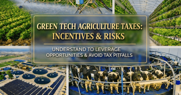 Home 117 Taxation In Green High-Tech Agriculture: Incentives And Tax Risks Businesses Need To Note