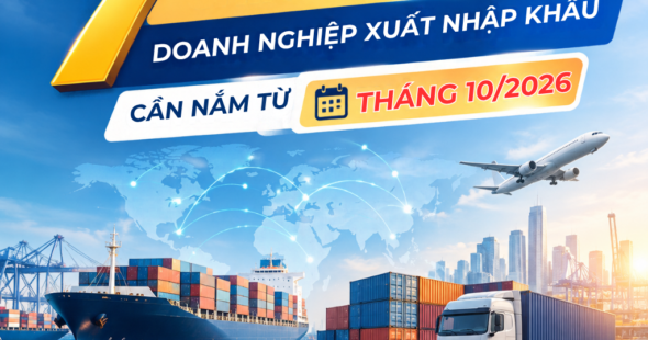 7 Chính Sách Mới Doanh Nghiệp Xuất Nhập Khẩu Cần Nắm Từ Tháng 10/2026